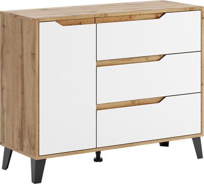 Тумба Eligard Eyva 1D3S (дуб вотан/белый)