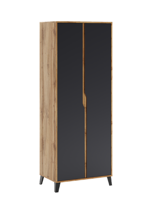 Шкаф Eligard  Eyva 2D  (дуб вотан/графит)