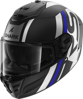 Мотошлем Shark Helmets Spartan RS Carbon Shawn Mat HE8156E-DBS-XL (XL, черный/синий/серебристый)