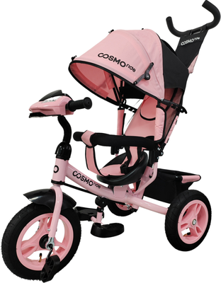Трехколесный велосипед с ручкой CosmoRide LX-00PK (розовый)