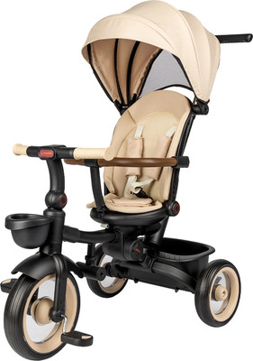 Трехколесный велосипед с ручкой CosmoRide LX-02BG (бежевый)