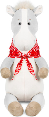 Мягкая игрушка Maxitoys Конь Краш в Платке / MT-250213-30
