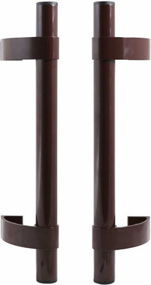 Ручка дверная БУЛАТ РС-02.345.8017 (коричневый)