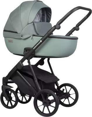 Детская универсальная коляска Riko Montana X Plus 3 в 1 (зеленый)