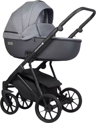 Детская универсальная коляска Riko Montana X Plus 3 в 1 (графит/серый)