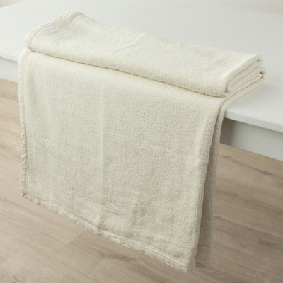 Плед Pole Kvetak (Беларускі лён) 200x190 24С210-ШР/у./лсуп/ст. (0 молочный лен 1/сорт 1)