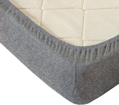 Простыня Блакiт На резинке 220х200x25 457983 / 2977/0 (серый)