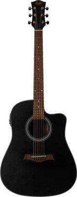 Электроакустическая гитара Flight D-175CE BK