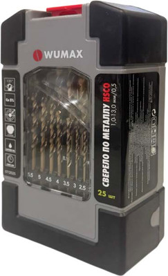 Набор сверл Wumax 162400025