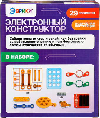 Конструктор электромеханический Эврики Лампа / 10800526
