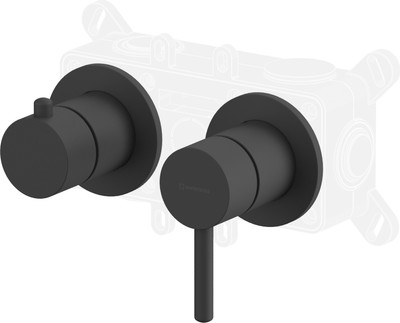 Смеситель Whitecross Y1242BL (черный матовый)