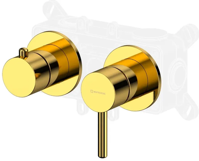 Смеситель Whitecross Y1242GL (золото)