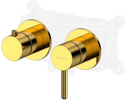 Смеситель Whitecross Y1243GL (золото)