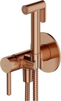 Гигиенический душ со смесителем Whitecross SYSYBI2CPB (брашированная медь)