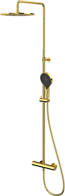 Душевая система со смесителем Whitecross Y1254TOPGL (золото)