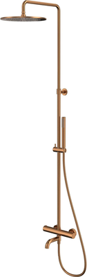 Душевая система со смесителем Whitecross Y1234CPB (брашированная медь)