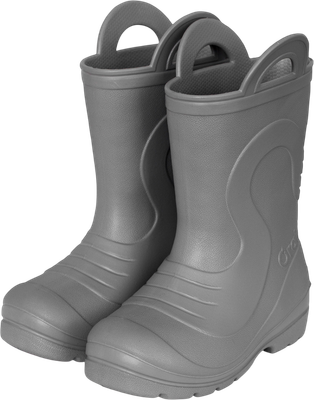 Резиновые сапоги детские O'rain 38(СЕ)220 (р.27-28, серый)