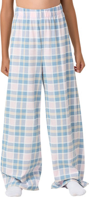 Штаны пижамные детские Mark Formelle 587001 (р.134-68, клетка голубой/розовый)