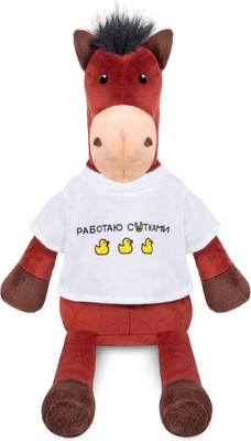 Мягкая игрушка Maxitoys Конь Рокки / MT-250224-30