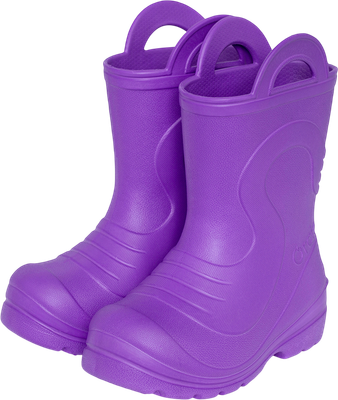 Резиновые сапоги детские O'rain 38(СЕ)220 (р.33-34, сиреневый)