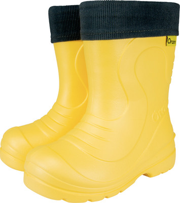 Резиновые сапоги детские O'rain 38(СЕ)220УВ (р.33-34, желтый)