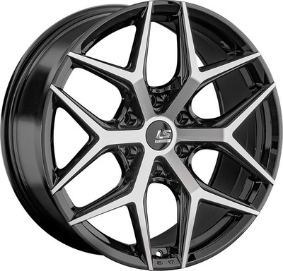 Литой диск LS wheels FlowForming RC64 20x9" 6x139.7мм DIA 100.1мм ET 30мм BKF