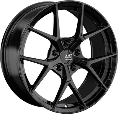 Литой диск LS wheels FlowForming RC66 18x8.5" 5x120мм DIA 72.6мм ET 43мм BK
