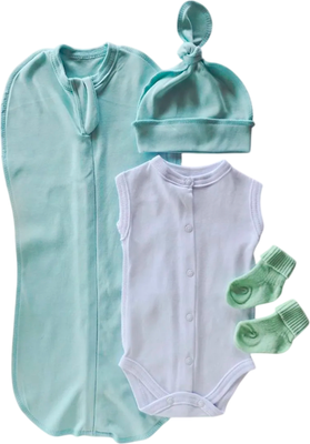 Комплект одежды для малышей Sofi Интерлок Ментол / 5026-7 (р.56)