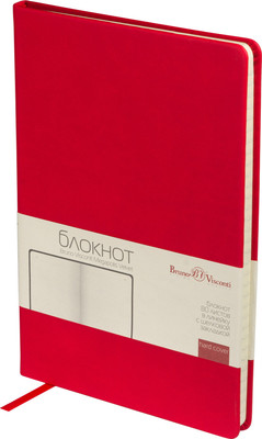 Блокнот Альт Megapolis Velvet / 3-695/10 (80л, красный)