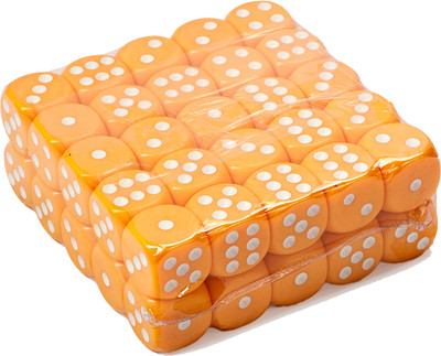 Набор кубиков для настольной игры Sima-Land 10613129 (50шт, желтый)