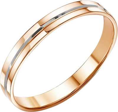 Кольцо обручальное из красного золота 7 КАРАТ П72011-056К143 (р.19.5)