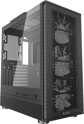 Корпус для компьютера PCCooler ME200 MESH BK (C3-A520BKP3-GL) (черный, без БП)