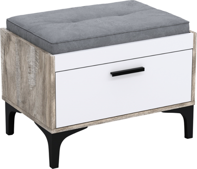 Тумба в прихожую Кастанье Кантри ТК 90.1 (белый/дуб юкон)