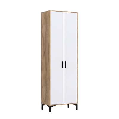 Шкаф Кастанье Кантри ШК 70.2 (белый/дуб крафт)