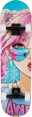 Скейтборд CosmoRide Девочка SBCR25PK54MM