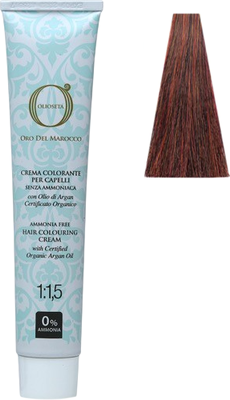 Крем-краска для волос Barex Olioseta Oro del Marocco тон 4.66 (100мл)