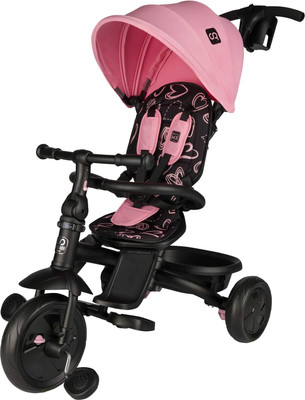 Трехколесный велосипед с ручкой CosmoRide Shuttle MX-04PK (розовый)