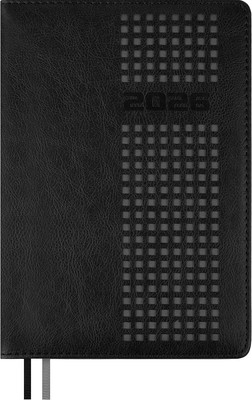 Ежедневник Escalada Шевро 2026 / 70214 (176л, черный)