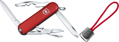 Нож швейцарский Victorinox Rambler 0.6363 с темляком 4.1824.1 (красный)