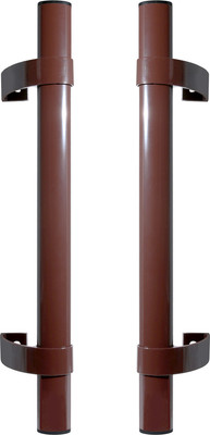 Ручка дверная БУЛАТ РС-03.500.8017 (коричневый)