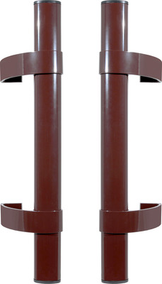 Ручка дверная БУЛАТ РС-03.400.8017 (коричневый)