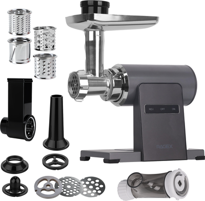 Мясорубка электрическая RAGEX R804-200 (серый)