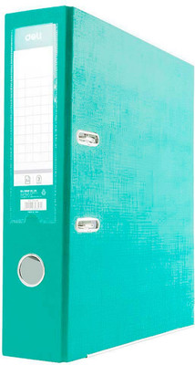 Папка-регистратор Deli WF81875SB/СБ (бирюзовый)