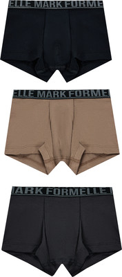 Комплект трусов детских Mark Formelle 413345-3 (р.134/140-68-60, коричневый/обсидиан/черный)