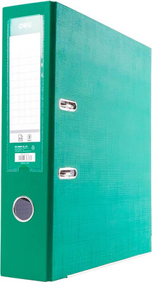 Папка-регистратор Deli WF81875DG/СБ (темно-зеленый)