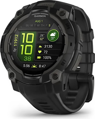 Умные часы Garmin Instinct 3 Amoled 45mm / 010-02936-00 (черный)