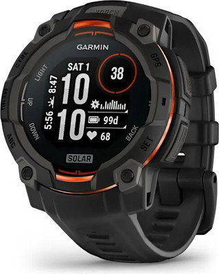 Умные часы Garmin Instinct 3 Solar 45mm / 010-02934-00 (черный)