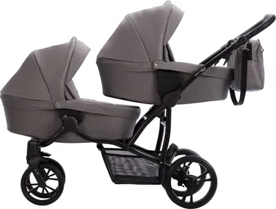Детская универсальная коляска Bebetto Для двойни 42 (24, серый)