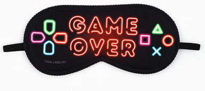Маска для сна Sima-Land Game over / 9112995