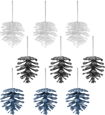 Набор елочных игрушек Золотая сказка Шишки / 592455 (9шт)